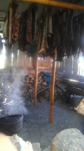 I can’t put my finger on it, but there’s something fishy about this Athabascan smoke house.