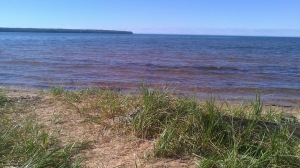 The view from Cornucopia, Wisconsin.  The locals consider this lake superior to all others, but the name of it escapes me.