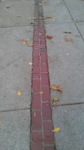 It's easy to follow the Freedom Trail by staying on this red line. Or you can pretend you're Syria and cross back and forth.