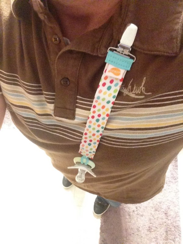 @millennialmaniac Wearing my #binkyclip on my way to protest and destroy personal and public property. It shows I care.